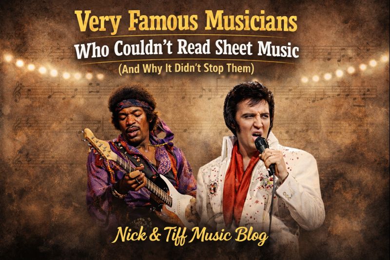 Very Famous Musicians Who Couldn’t Read Sheet Music (And Why It Didn’t Stop Them)