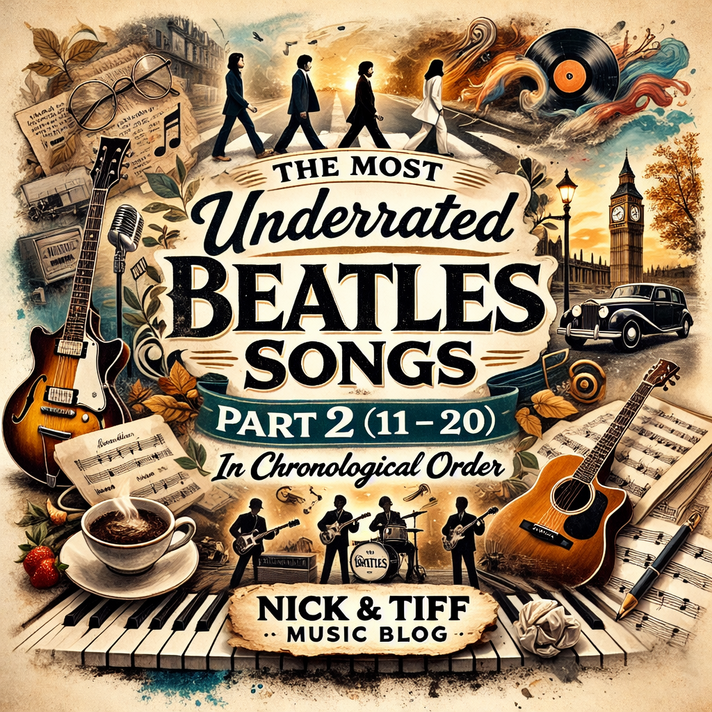 The Most Underrated Beatles Songs Part 2 11–20 in Chronological Order feature image by Nick & Tiff Music Blog