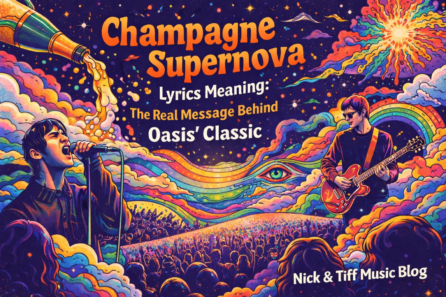 Champagne Supernova Lyrics Meaning: The Real Message Behind Oasis’ Classic