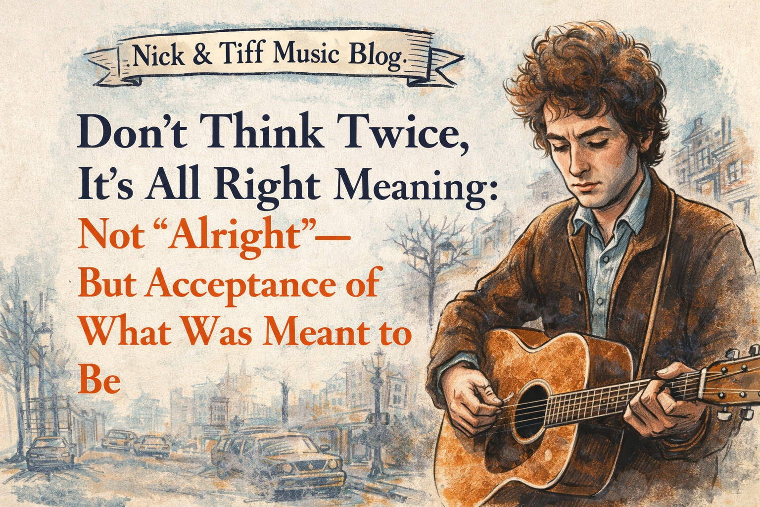Don’t Think Twice, It’s All Right Meaning: Not “Alright”—But Acceptance of What Was Meant to Be