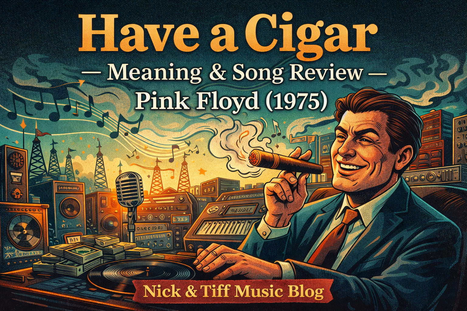 “Have a Cigar” – Meaning & Song Review – Pink Floyd (1975)