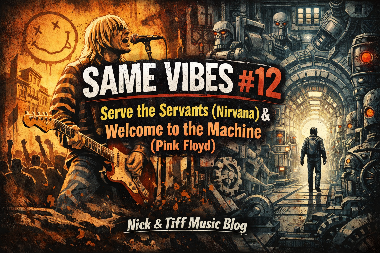 Same Vibes #12: “Serve the Servants” (Nirvana) & “Welcome to the Machine” (Pink Floyd)