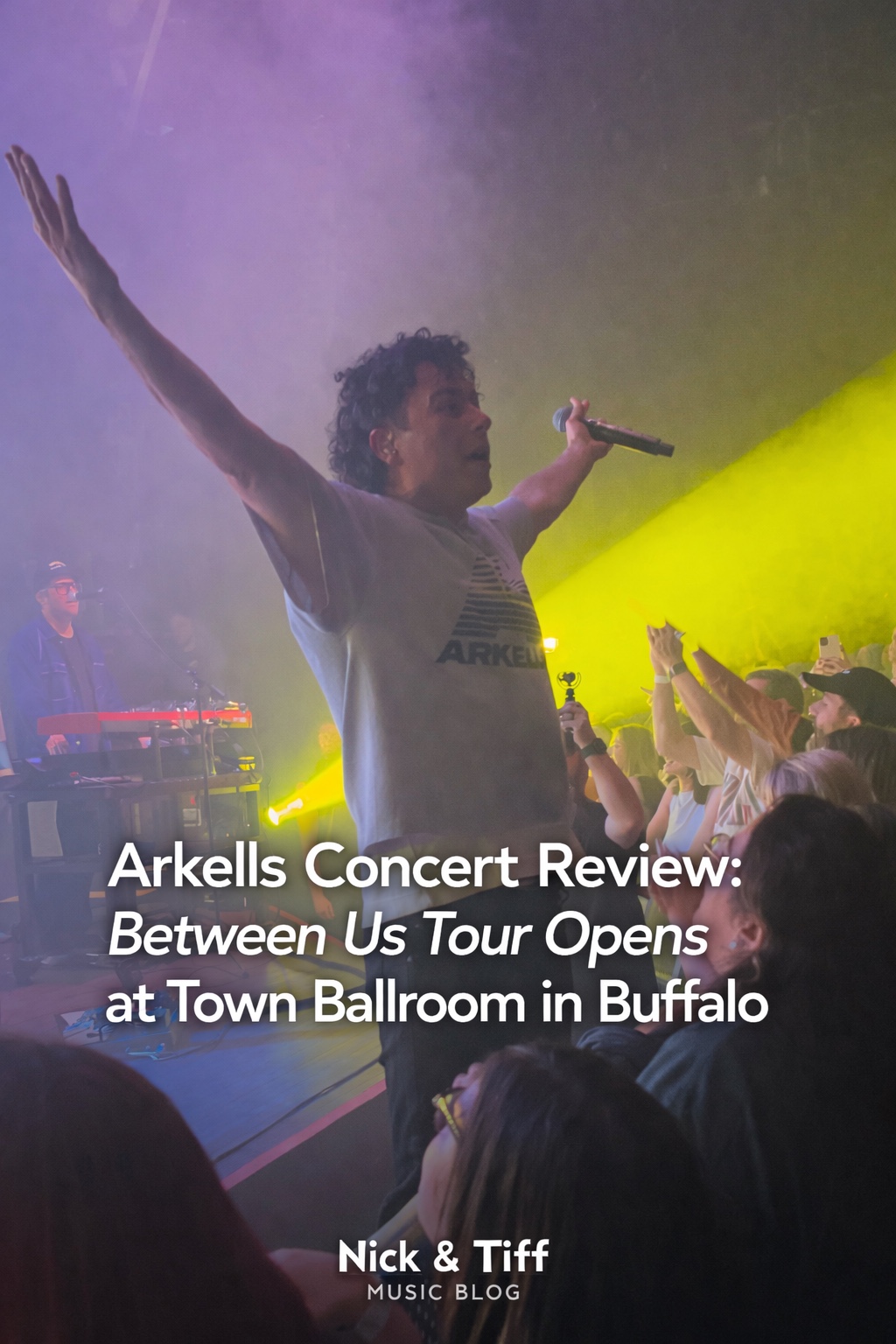 Arkells performing at Town Ballroom in Buffalo during the opening night of the Between Us Tour