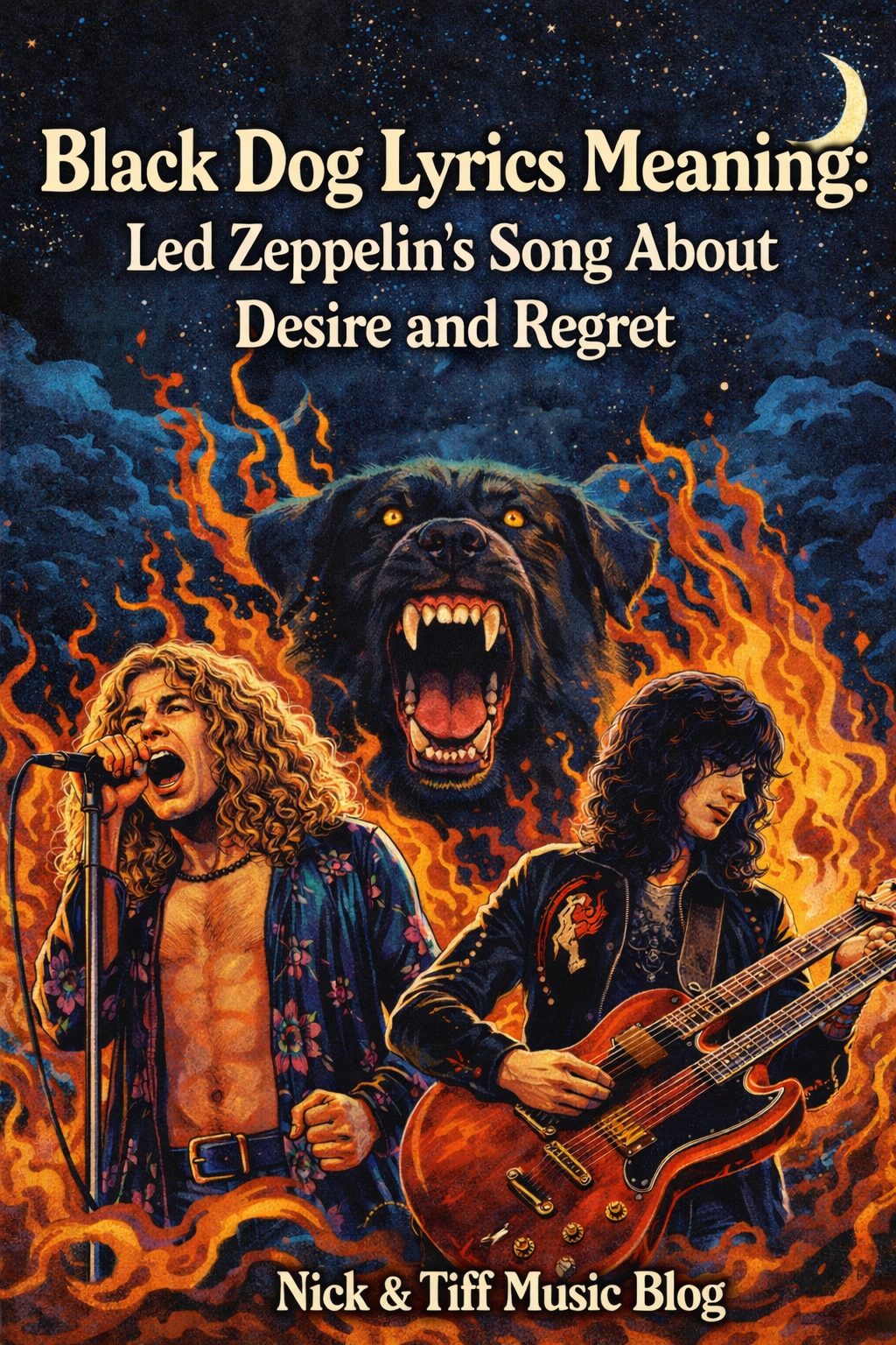 Black Dog Lyrics Meaning: Led Zeppelin’s Song About Desire and Regret