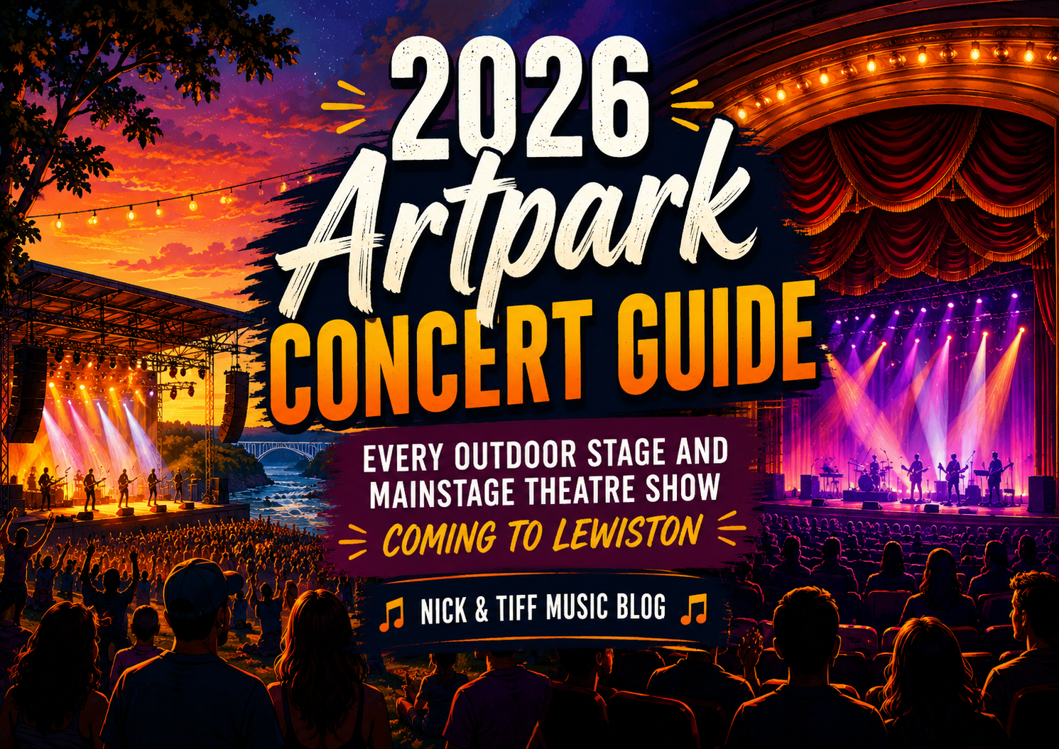 2026 Artpark Concert Guide: Every Outdoor Stage and MainStage Theatre Show Coming to Lewiston