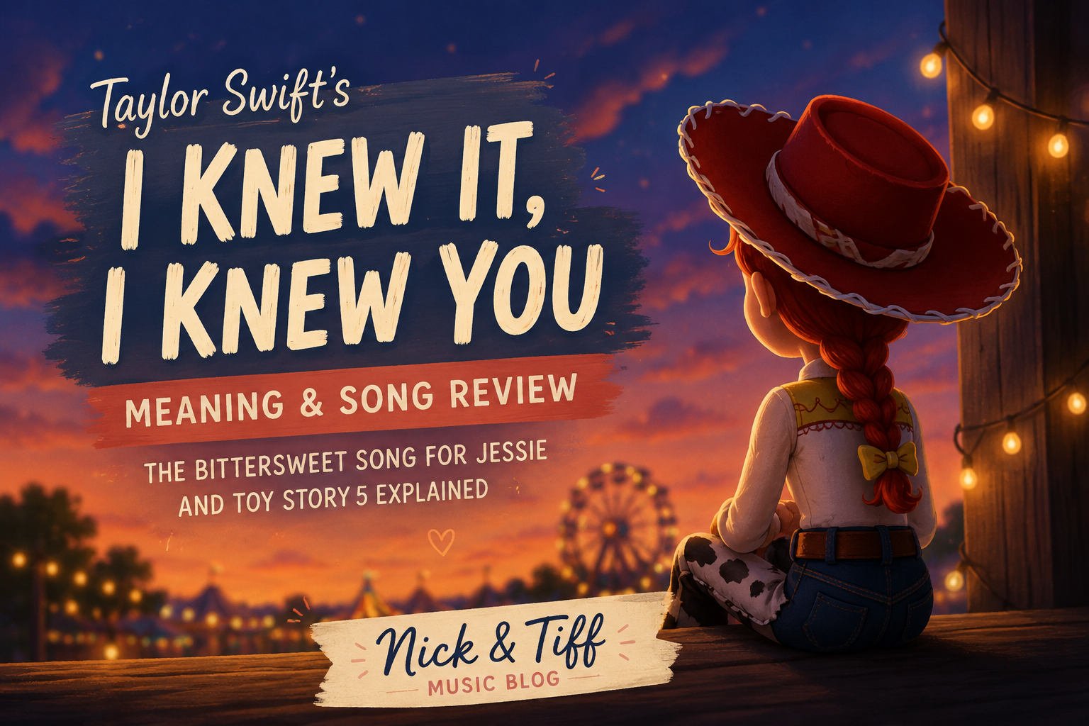 Taylor Swift’s I Knew It, I Knew You Meaning: Jessie’s Toy Story Song Explained
