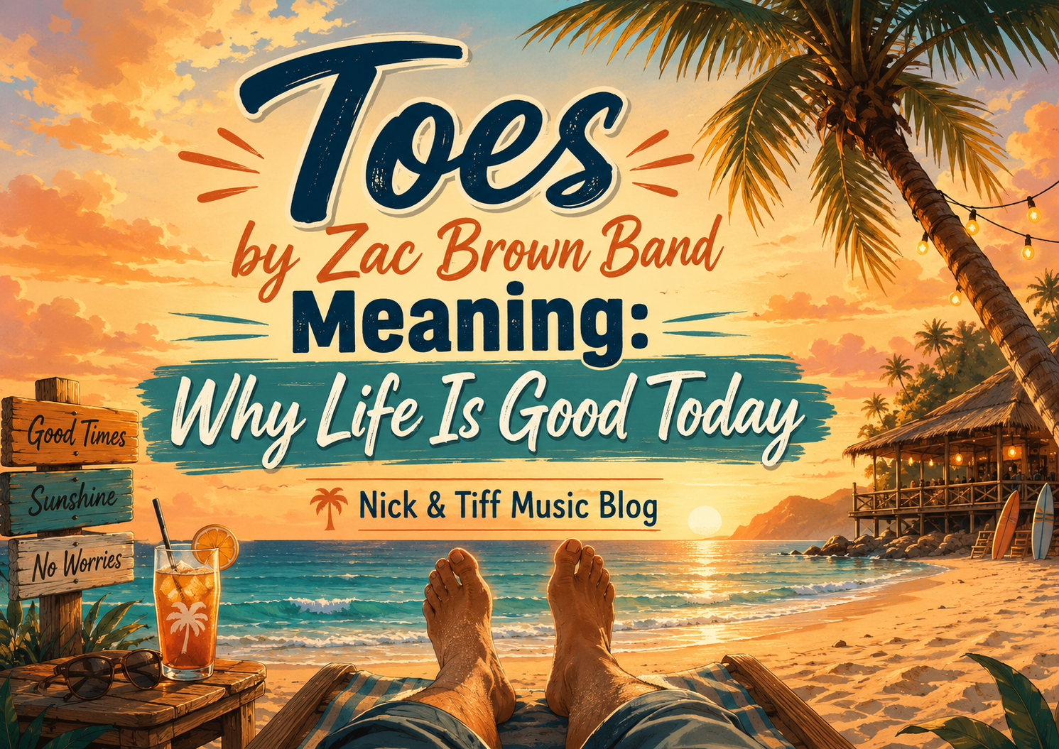 Toes by Zac Brown Band Meaning: Why Life Is Good Today