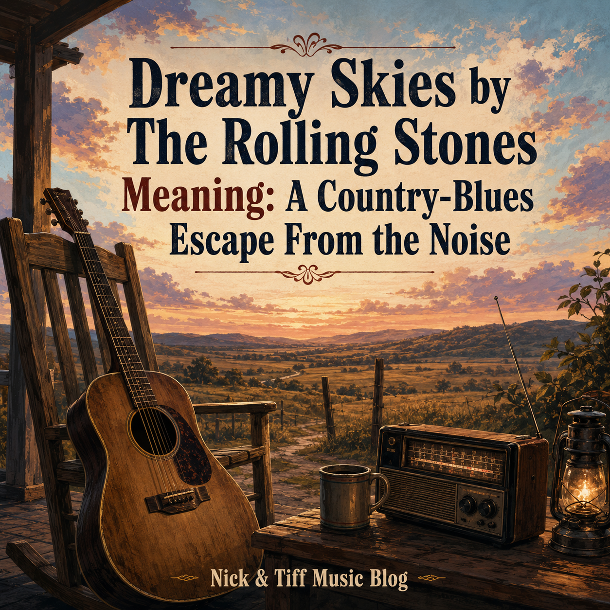 Dreamy Skies by The Rolling Stones Meaning: A Country-Blues Escape From the Noise