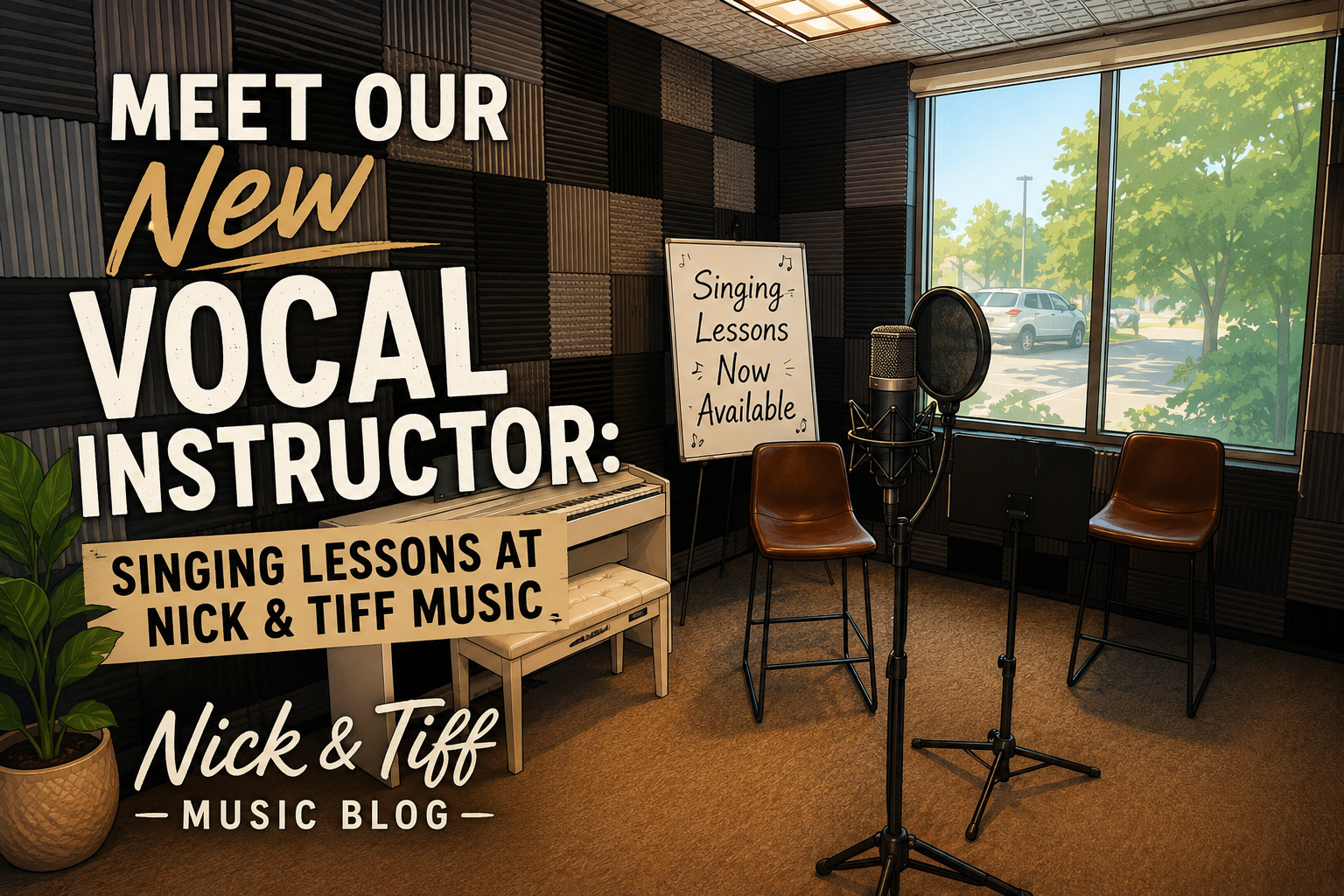 Meet Our New Vocal Instructor: Singing Lessons at Nick & Tiff Music