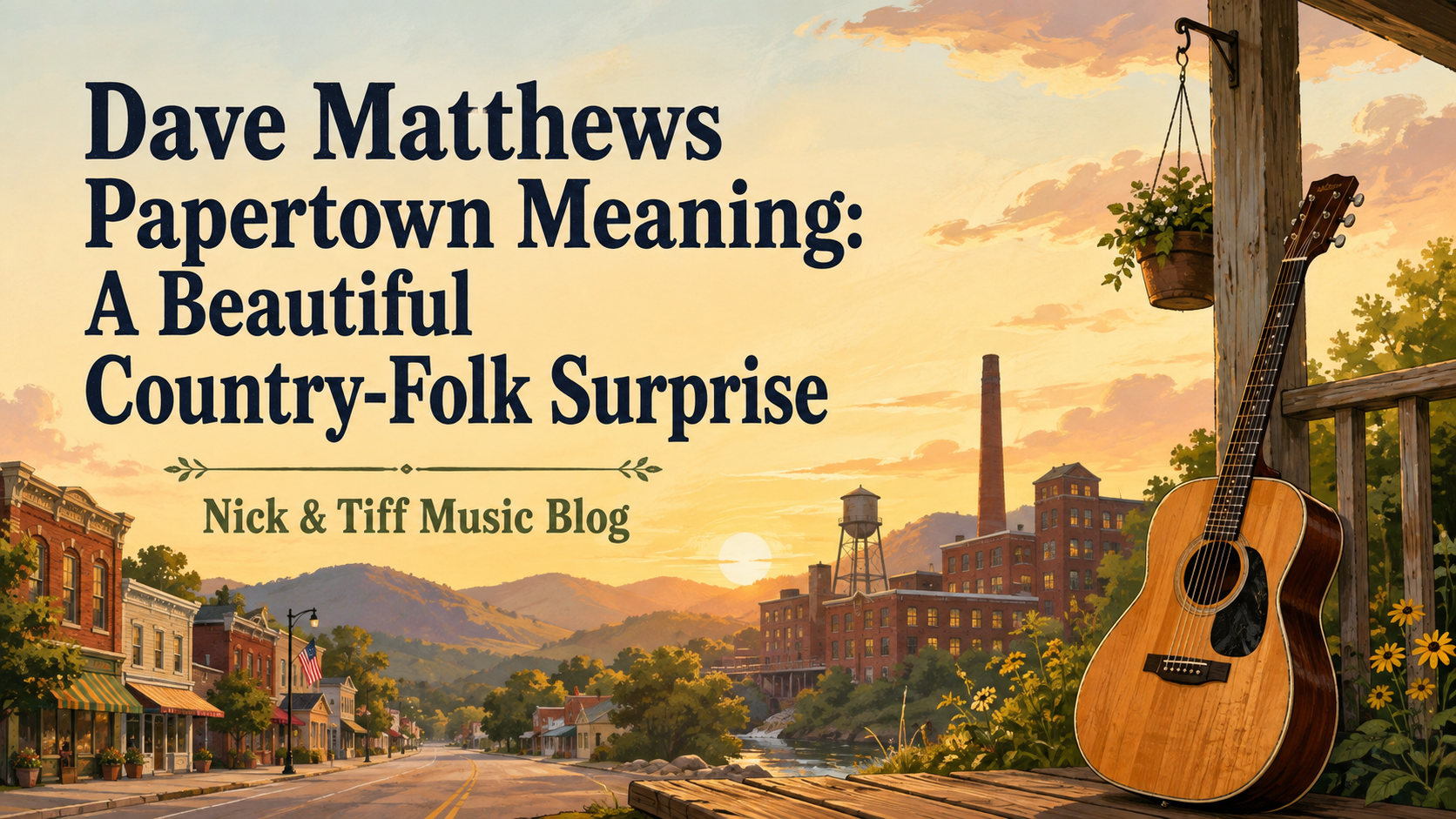 Dave Matthews Papertown Meaning: A Beautiful Country-Folk Surprise