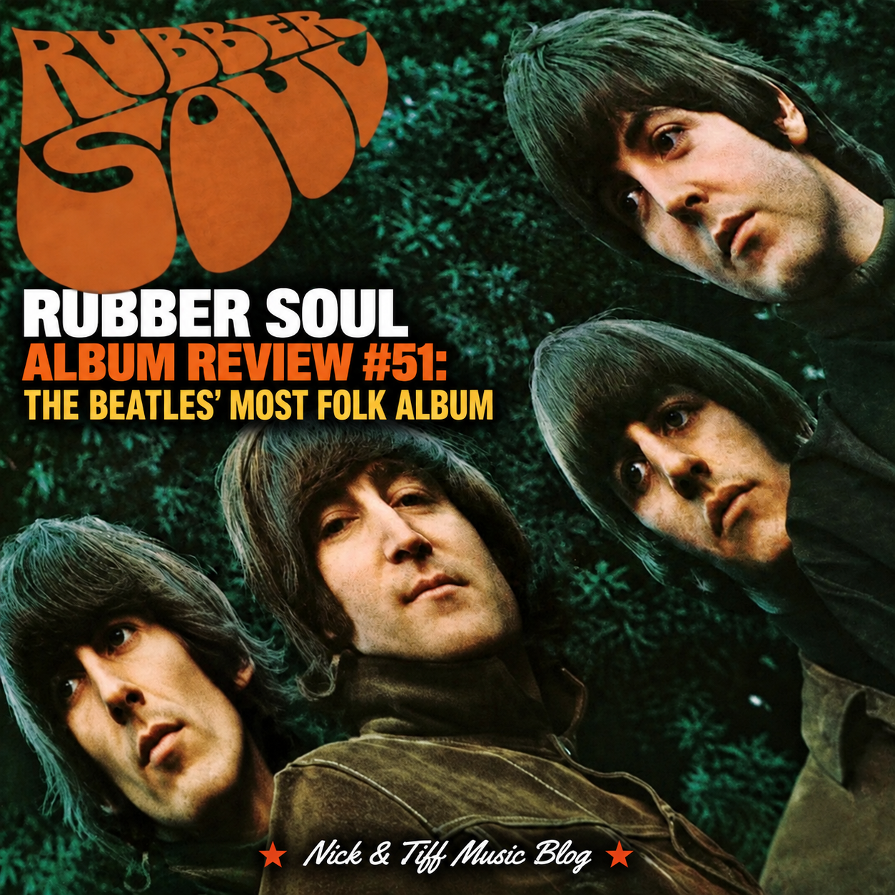 Rubber Soul album review feature image for The Beatles’ most folk-influenced album